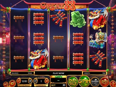 Один из новых слотов BetSoft Great 88