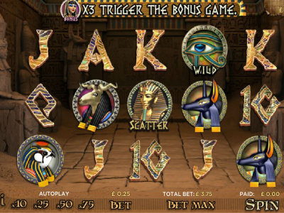 Слот от компании 888 Gaming Rise of tthe Pharaoh