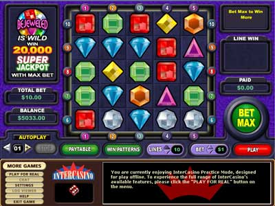 Один из слотов NYX/Cryptologic Bejeweled