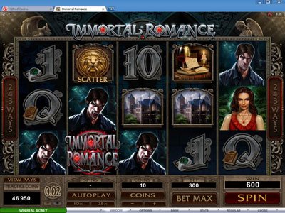Самый популярный слот Майкрогейминга Immortal Romance
