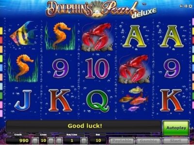 Ещё один популярный Гейминатор Новоматик Dolphin's Pearl