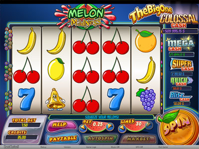 Слот с джекпотом от PartyGaming Melon Madness